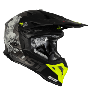 Motokrosová prilba JUST1 J39 KINETIC camo/fluo/žlto/čierna