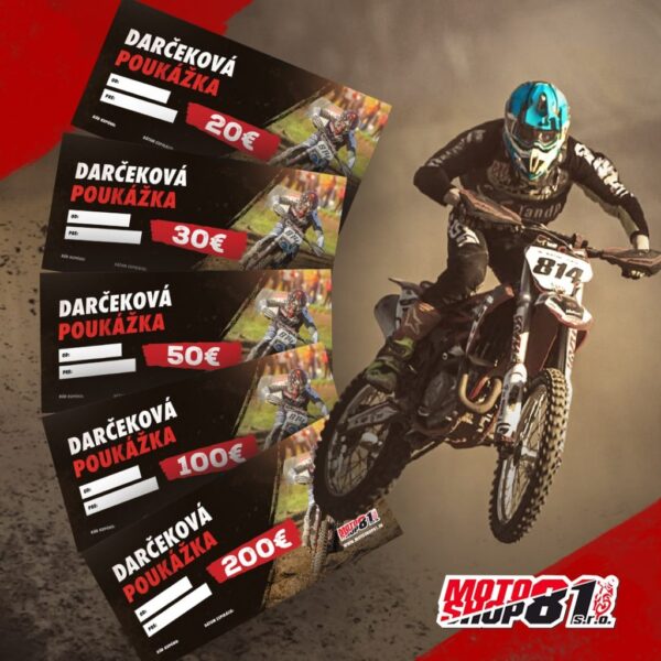 Darčekový Poukaz | MOTOSHOP81