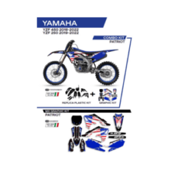 Sada Plastov a Polepov UFO Yamaha YZ YZF Patriot Čierna C321AD048001