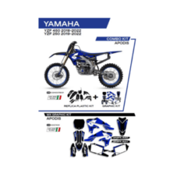 Sada Plastov a Polepov UFO Yamaha YZ YZF Apodis Čierna C321AD037001