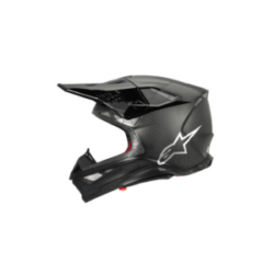 Motokrosová Prilba Alpinestars Helmet S-M10 2206 Fame Black Carbon (1)