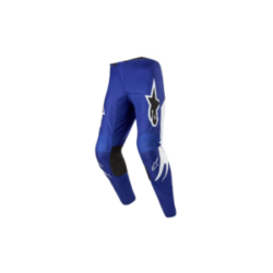 Motokrosove Nohavice Alpinestars Pants Fluid Lucent Blue Ray White