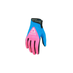 Motokrosové rukavice AMOQ Ascent V2 Gloves Sky Blue-Pink