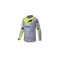 Motokrosovy Dres Alpinestars Jersey Racer Junior Veil GrayYellow Fluo