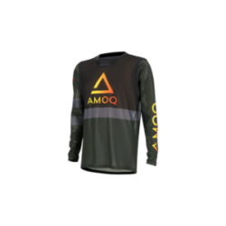 Motokrosový dres AMOQ Airline Mesh Jersey Military Green-Black